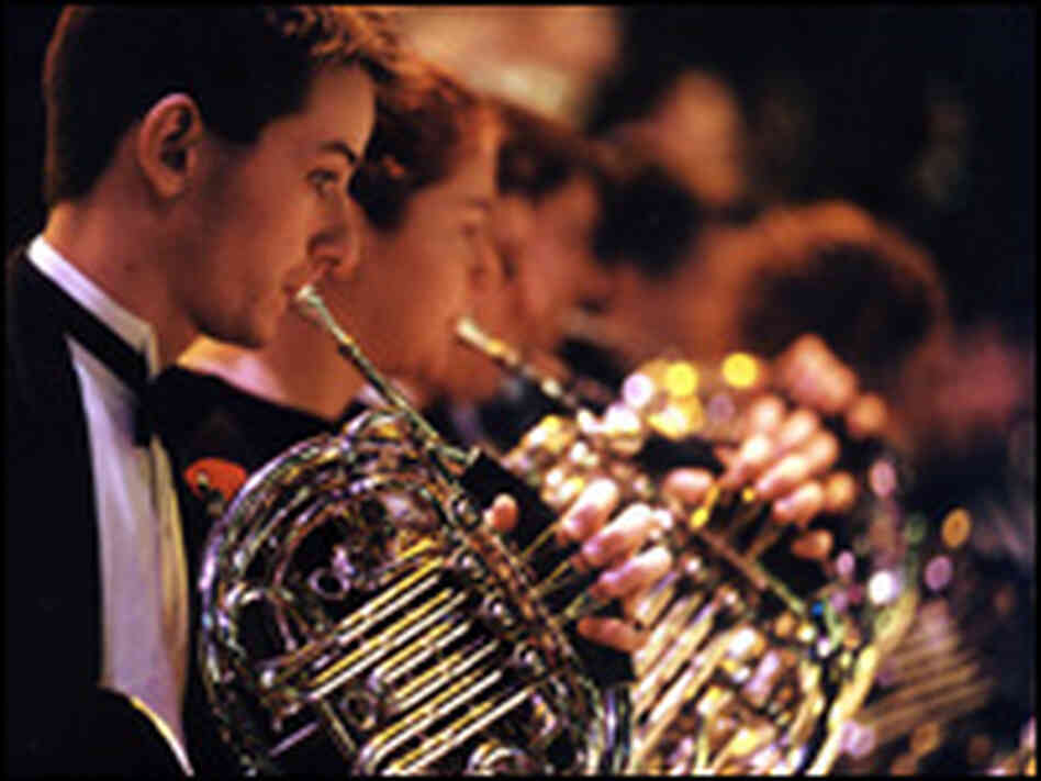 Members of the St. Olaf Orchestra. Members of the St. Olaf Orchestra.