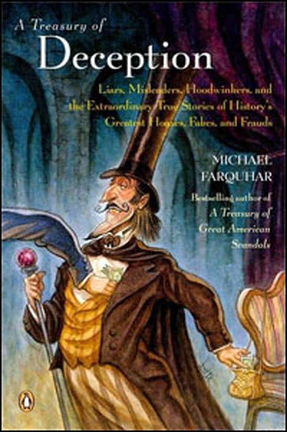 Cover of Michael Farquhar's book 'A Treasury of Deception' Cover of Michael Farquhar's book 'A Treasury of Deception'