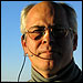 Air traffic controller Len Cushing at the Boire Field in Nashua, N.H. Credit: Charlie Mayer, NPR News