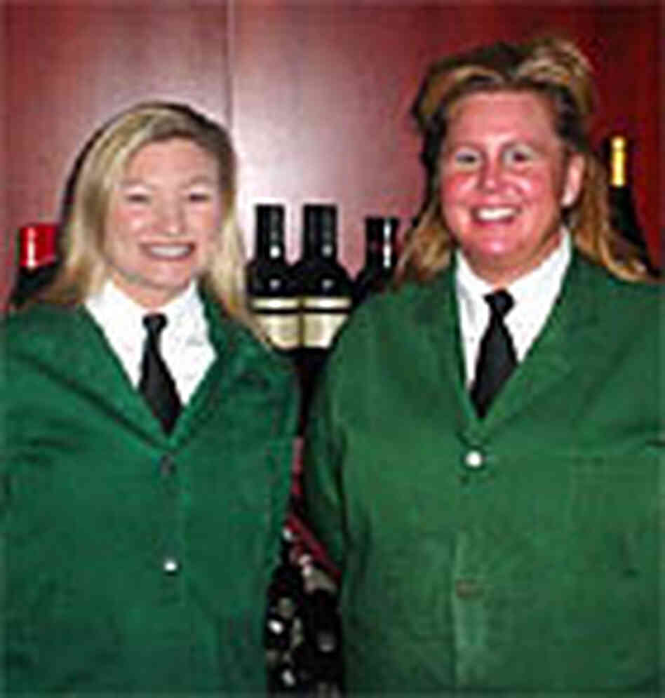 Bartenders Becky Smith and Sheri Osborn Bartenders Becky Smith and Sheri Osborn
