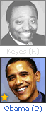 Keyes and Obama