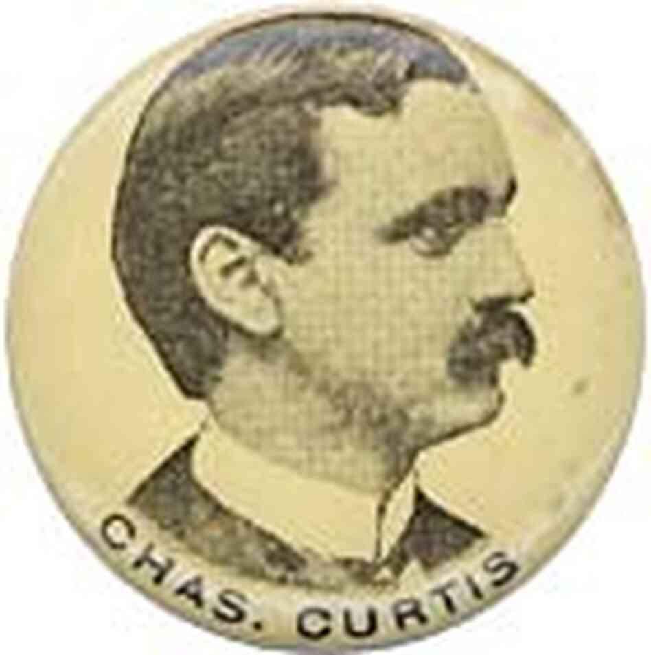 Charles Curtis campaign button Charles Curtis campaign button
