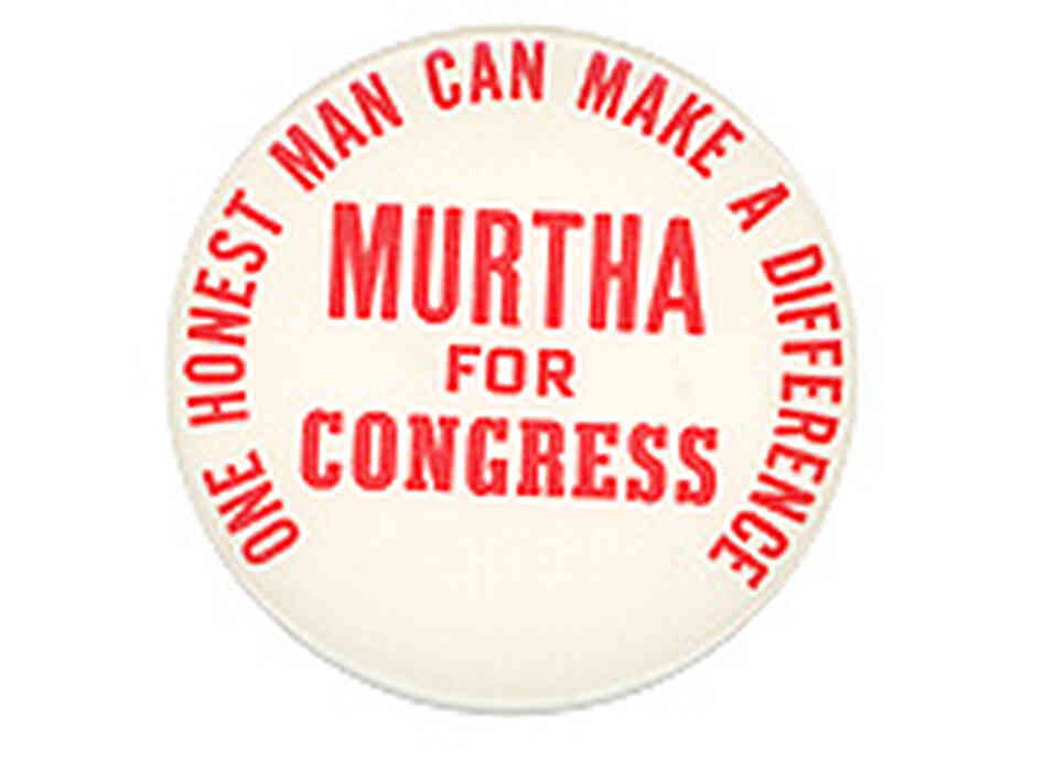 Murtha for Congress Button Murtha for Congress Button