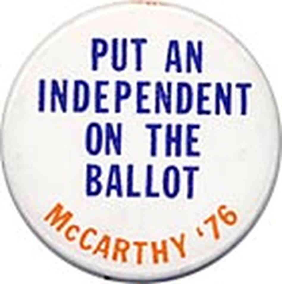 Eugene McCarthy button Eugene McCarthy button
