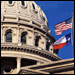 A view of the Texas state capitol dome. Photo: Corbis.