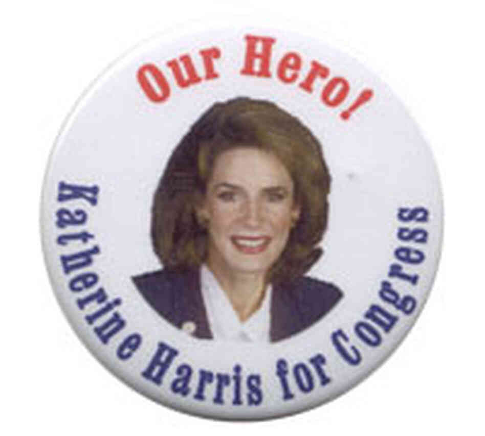 Katherine Harris button Katherine Harris button