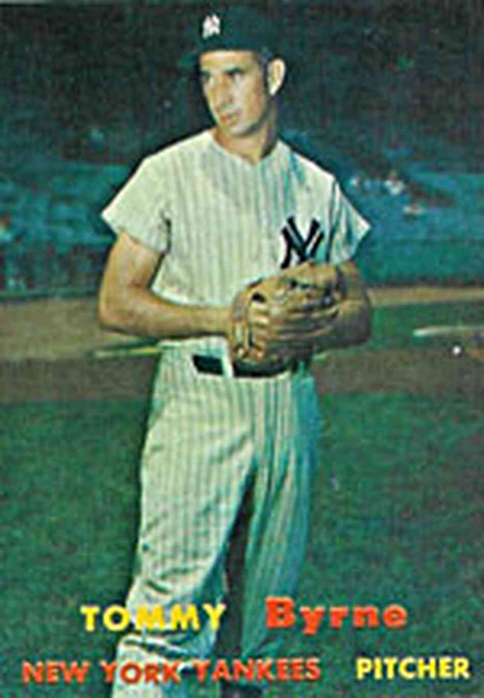 Tommy Byrne baseball card Tommy Byrne baseball card