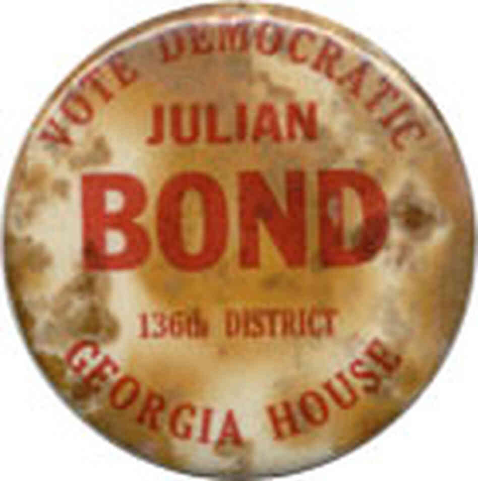 Julian Bond button Julian Bond button