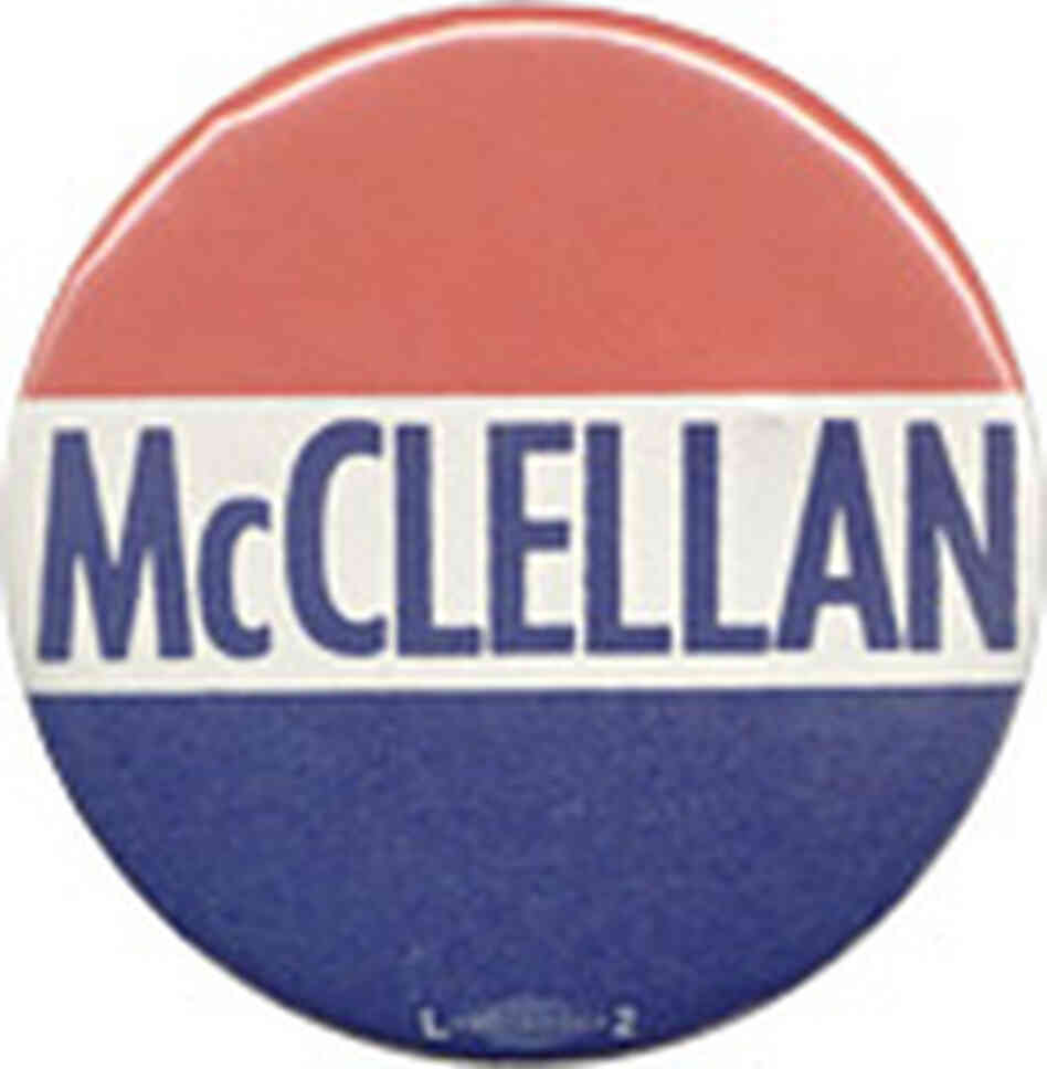 Arkansas Sen. John McClellan button Arkansas Sen. John McClellan button