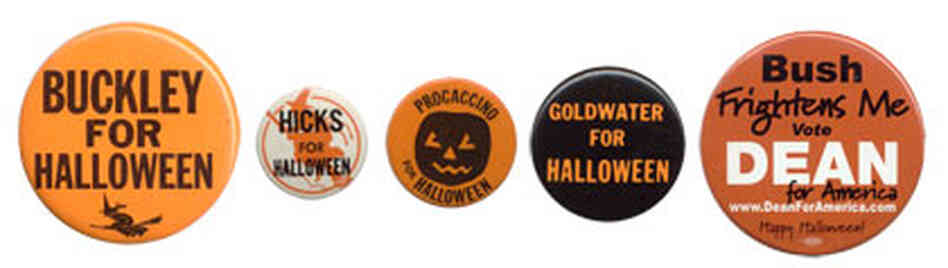 Halloween campaign buttons Halloween campaign buttons