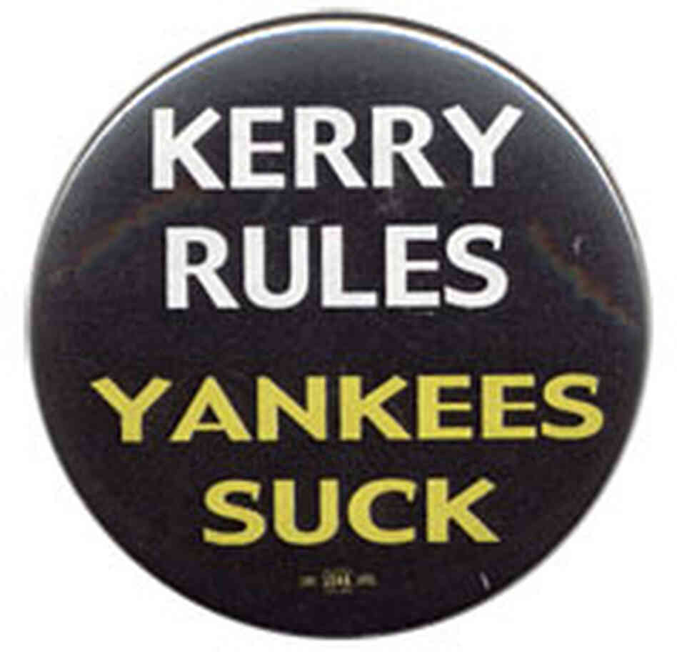 'Kerry Rules, Yankees Suck' button 'Kerry Rules, Yankees Suck' button