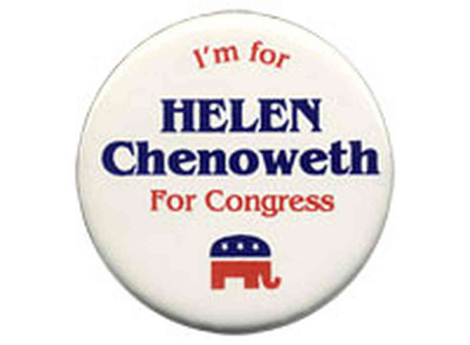 Helen Chenoweth button Helen Chenoweth button