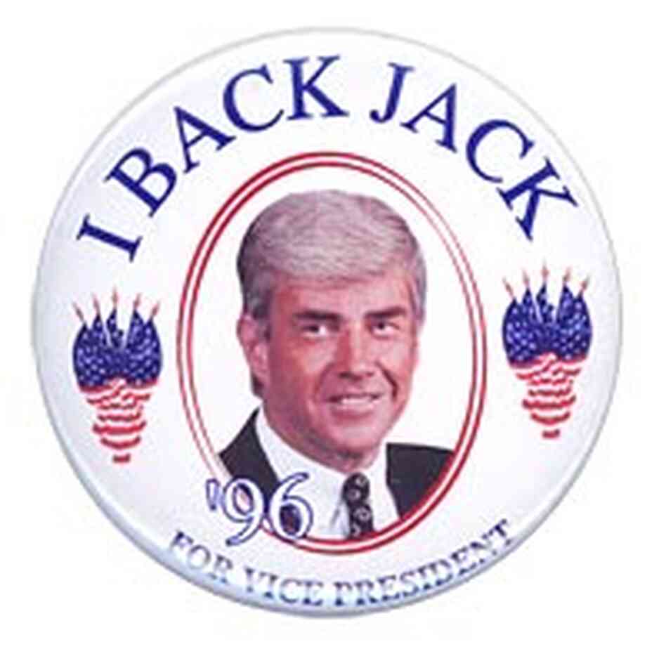 'I Back Jack' button 'I Back Jack' button