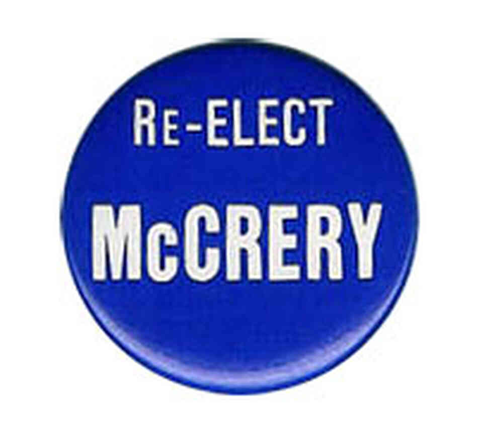 'Re-Elect Jim McCrery' button 'Re-Elect Jim McCrery' button