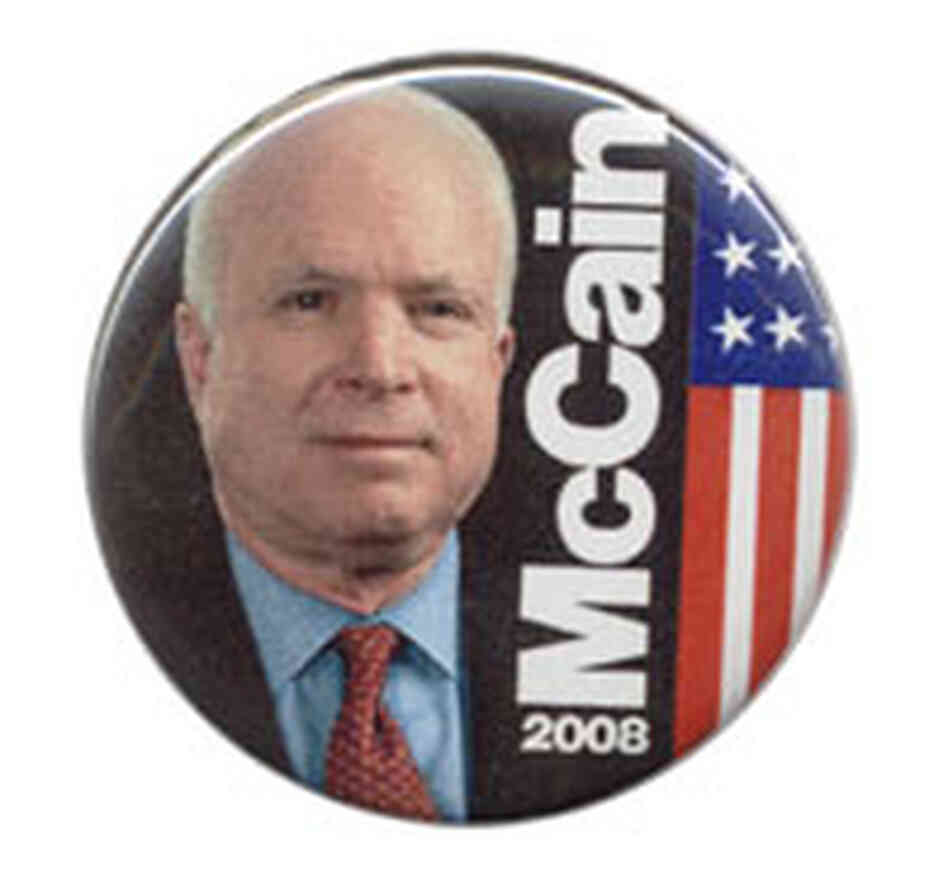 John McCain button John McCain button