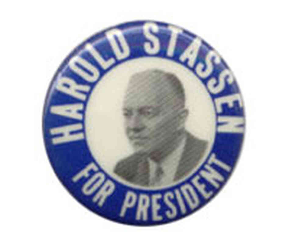 Harold Stassen button Harold Stassen button