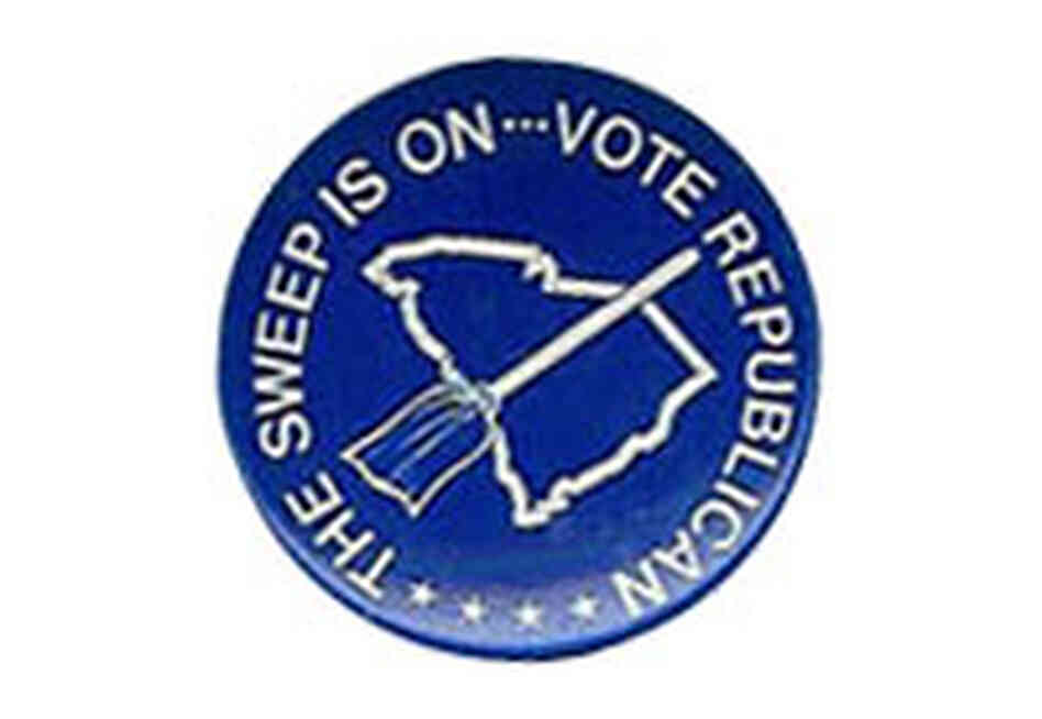 Republican sweep button Republican sweep button