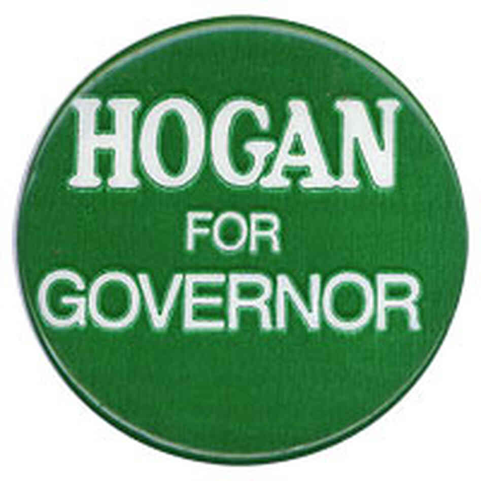 Hogan for Governor campaign button Hogan for Governor campaign button
