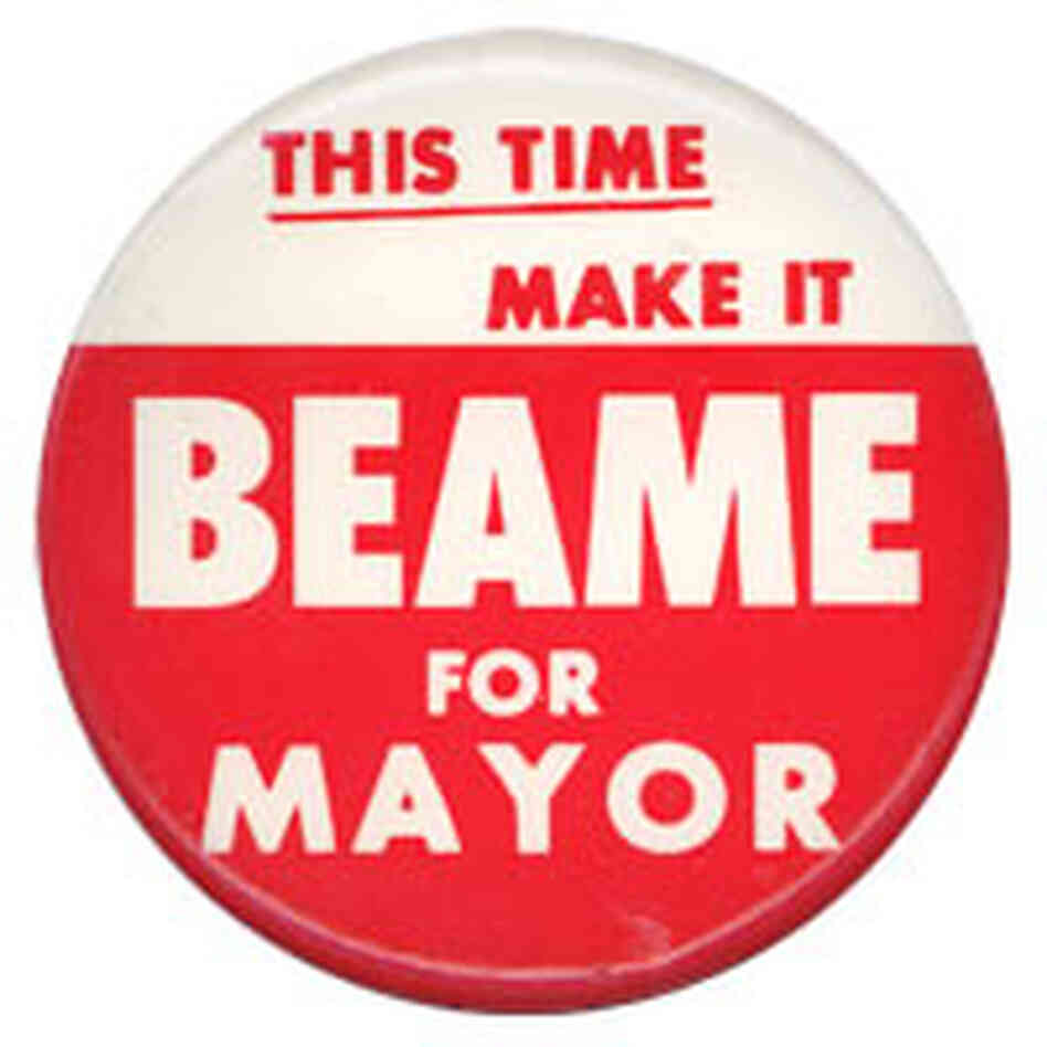 Beame campaign button Beame campaign button