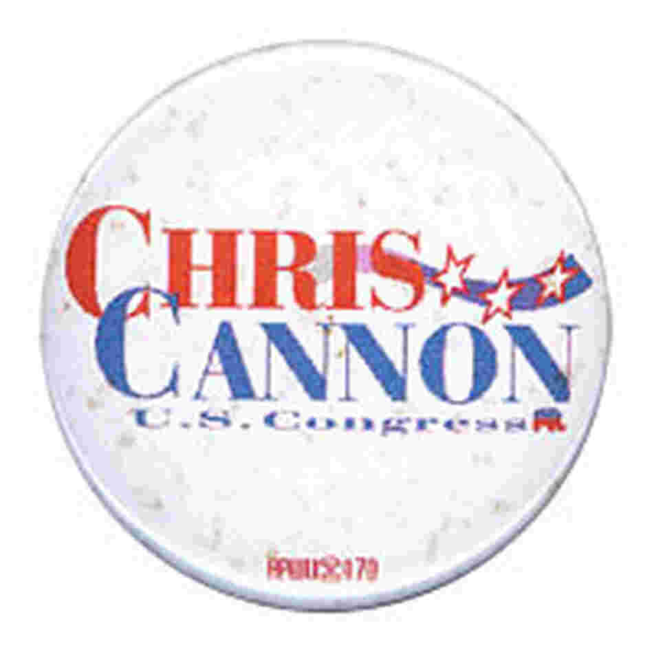 Chris Cannon campaign button Chris Cannon campaign button