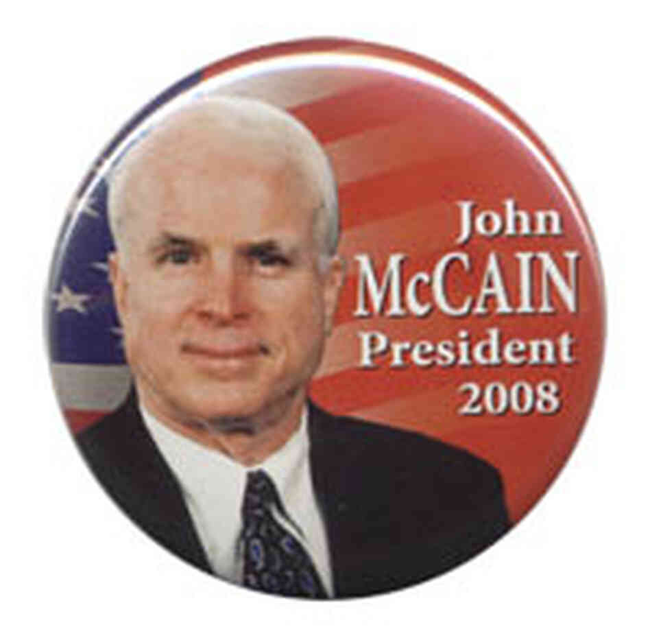 John McCain 2008 button John McCain 2008 button
