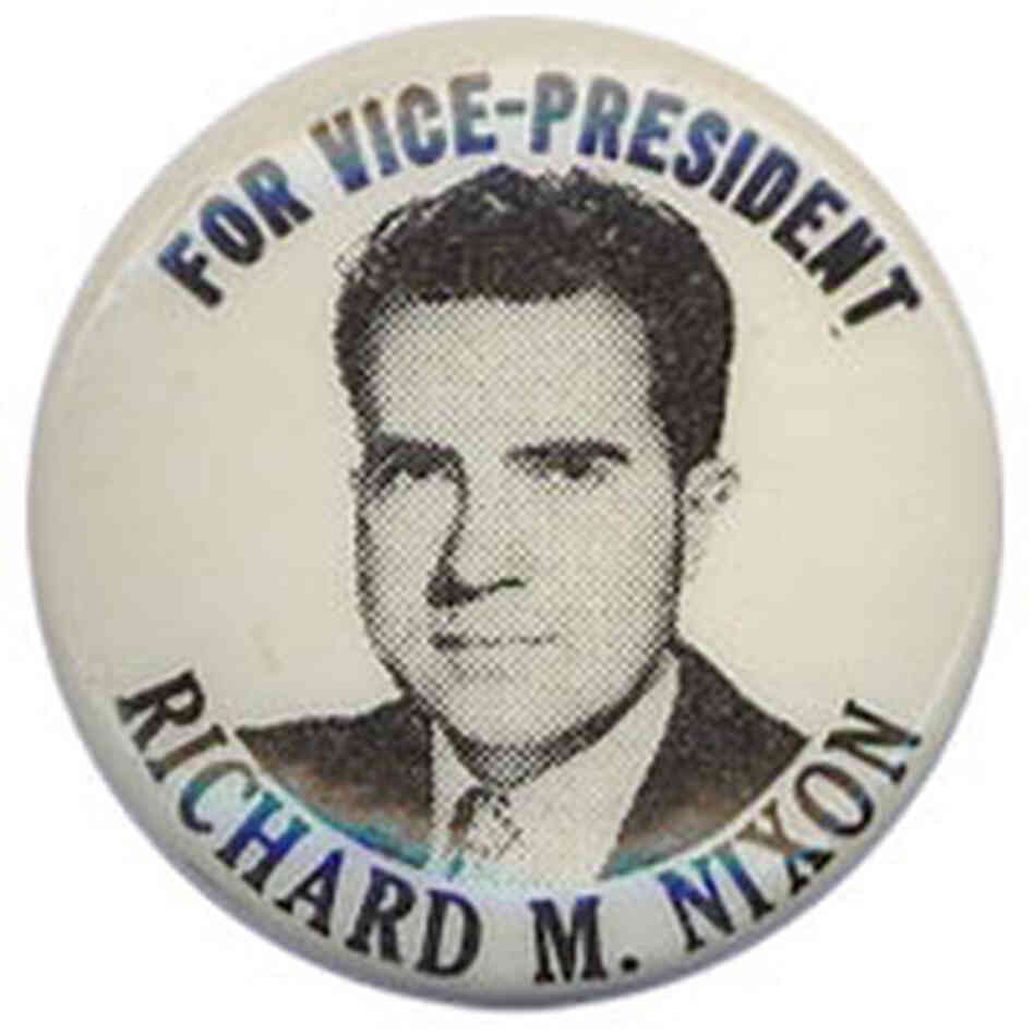 Nixon for vice president button Nixon for vice president button