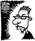 Lalo Alcaraz self-portrait