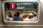 New York subway commuters return