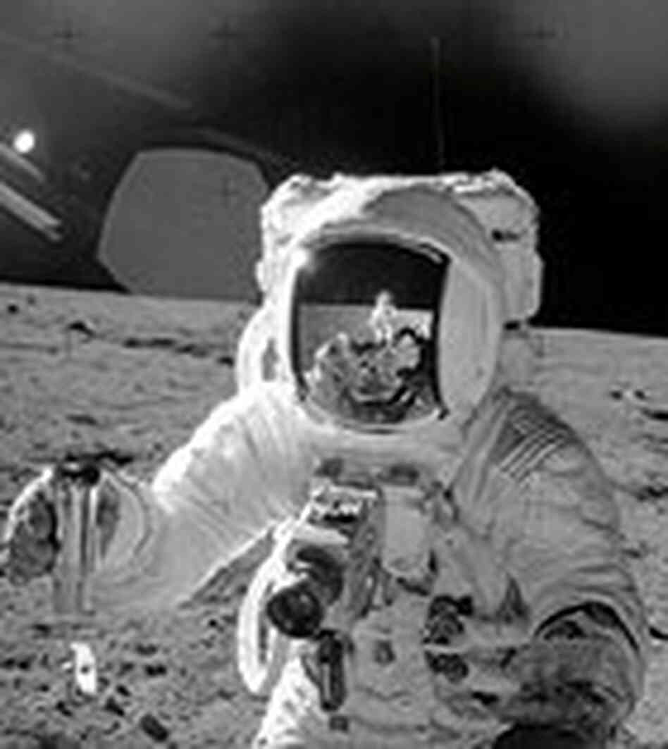 Astronaut Alan L. Bean on the moon. Astronaut Alan L. Bean on the moon.