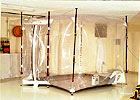 An inflatable saferoom