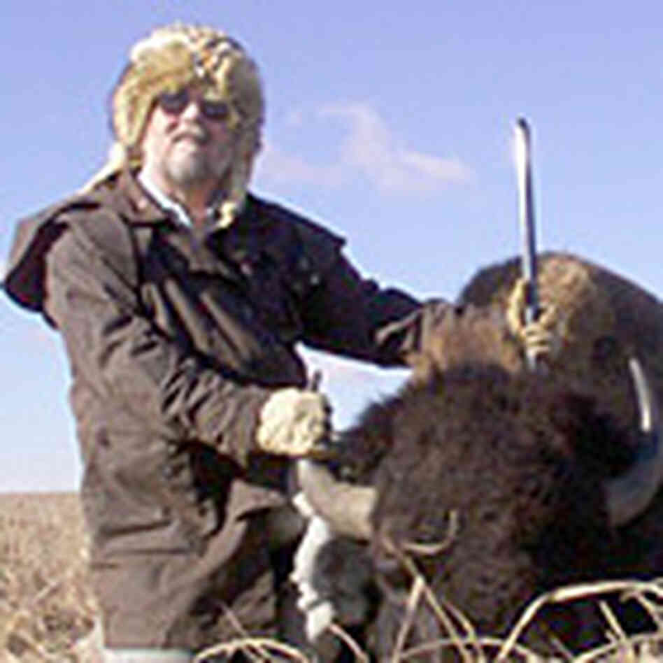 Danny Ewing poses with kill Danny Ewing poses with kill