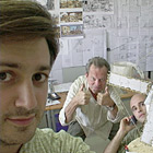 Terry Gilliam (center) with
