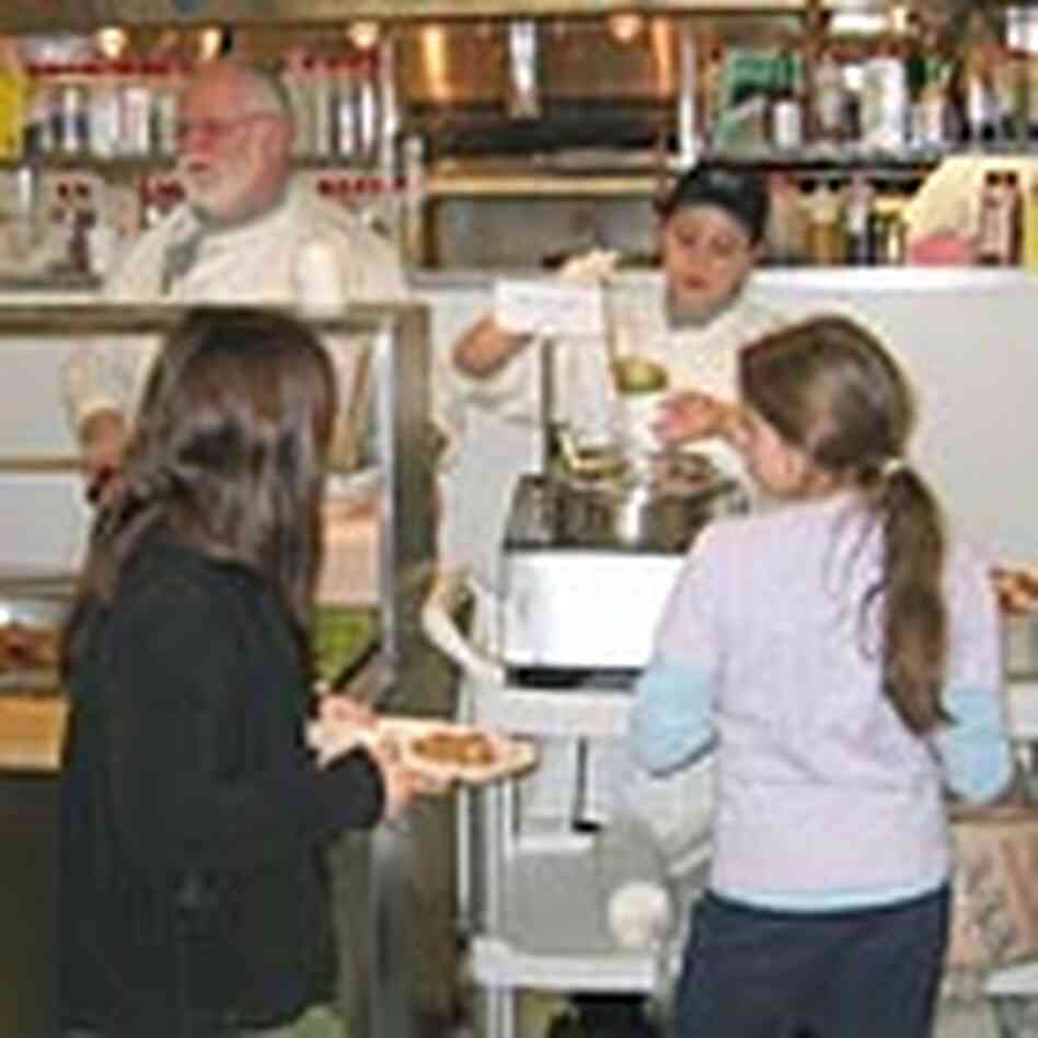 Lunch time at The Calhoun School Lunch time at The Calhoun School