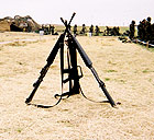 M-16s on the training grounds at Fort Hood