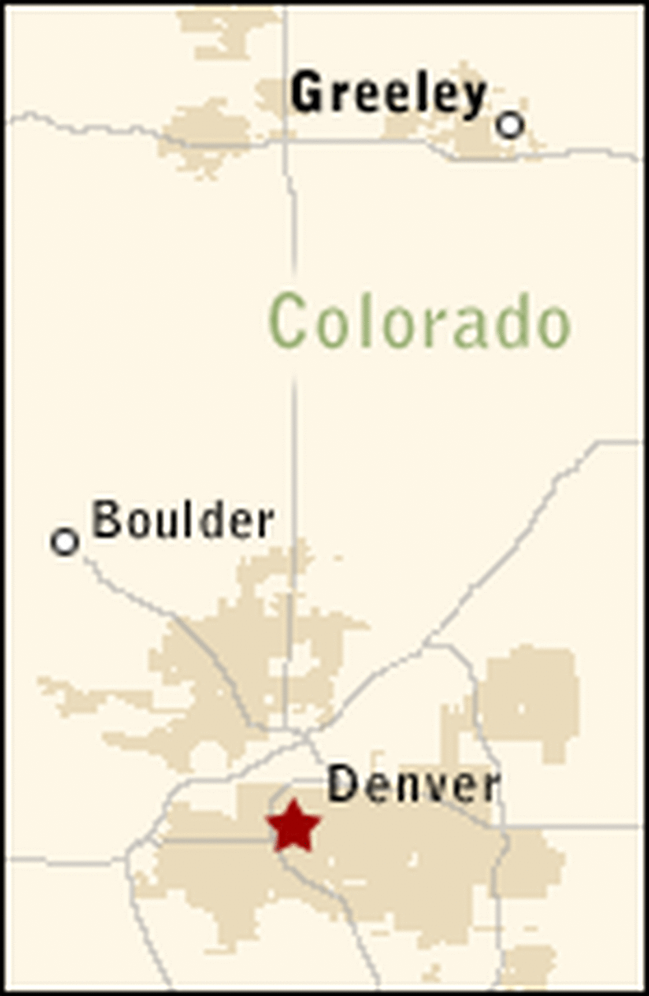 Map of Greeley and Northern Colorado Map of Greeley and Northern Colorado