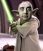 Larry as Yoda