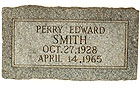<b>Perry</b> Edward <b>Smith</b>'s original tombstone.