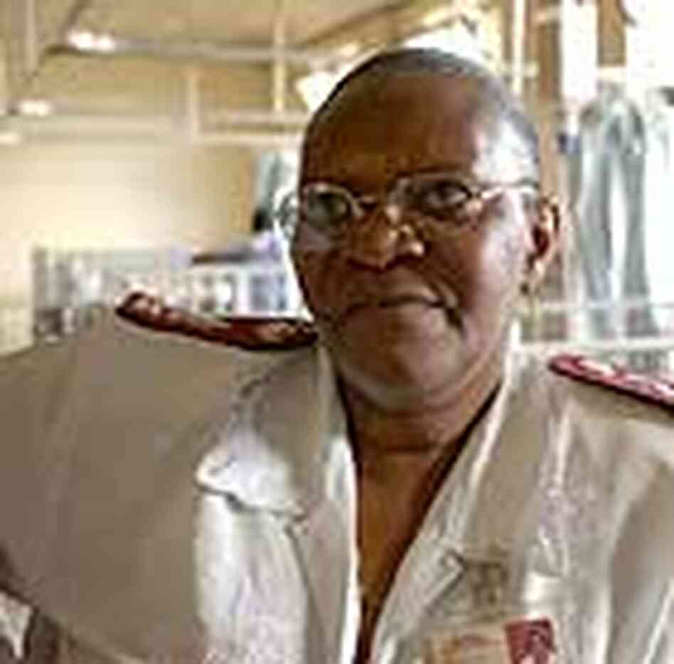 Sister Agnes Ramashiga, an AIDS counselor in South Africa. Sister Agnes Ramashiga, an AIDS counselor in South Africa.