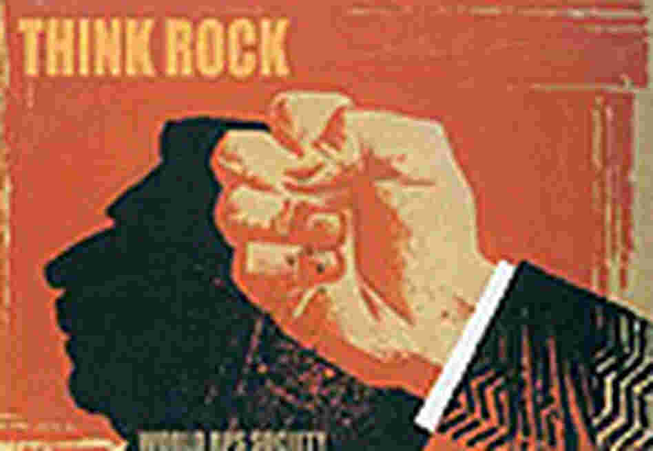 The World Rock Paper Scissors Society poster, "Think Rock." The World Rock Paper Scissors Society poster, "Think Rock."