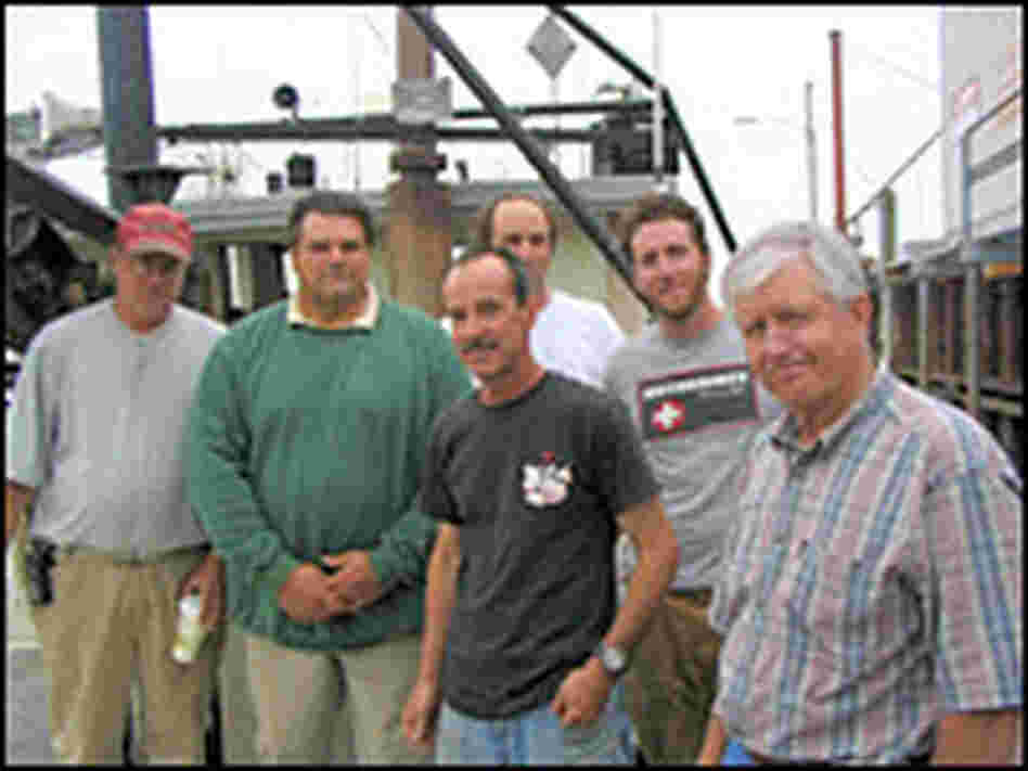 Eric Anderson, Andy Lang, George Littlefield, Mike Pike; Forbes Thornton and Roland Barnaby. Eric Anderson, Andy Lang, George Littlefield, Mike Pike; Forbes Thornton and Roland Barnaby.