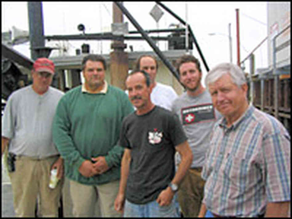Eric Anderson, Andy Lang, George Littlefield, Mike Pike; Forbes Thornton and Roland Barnaby. Eric Anderson, Andy Lang, George Littlefield, Mike Pike; Forbes Thornton and Roland Barnaby.
