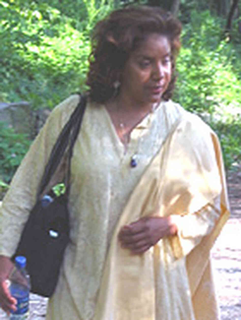 Phylicia Rashad walks through the New York Botanical Garden. Phylicia Rashad walks through the New York Botanical Garden.