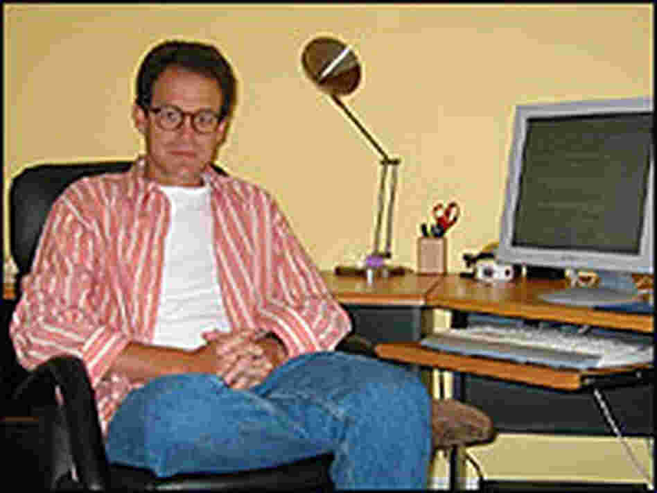 Writer Daniel Silva in his private den. Writer Daniel Silva in his private den.