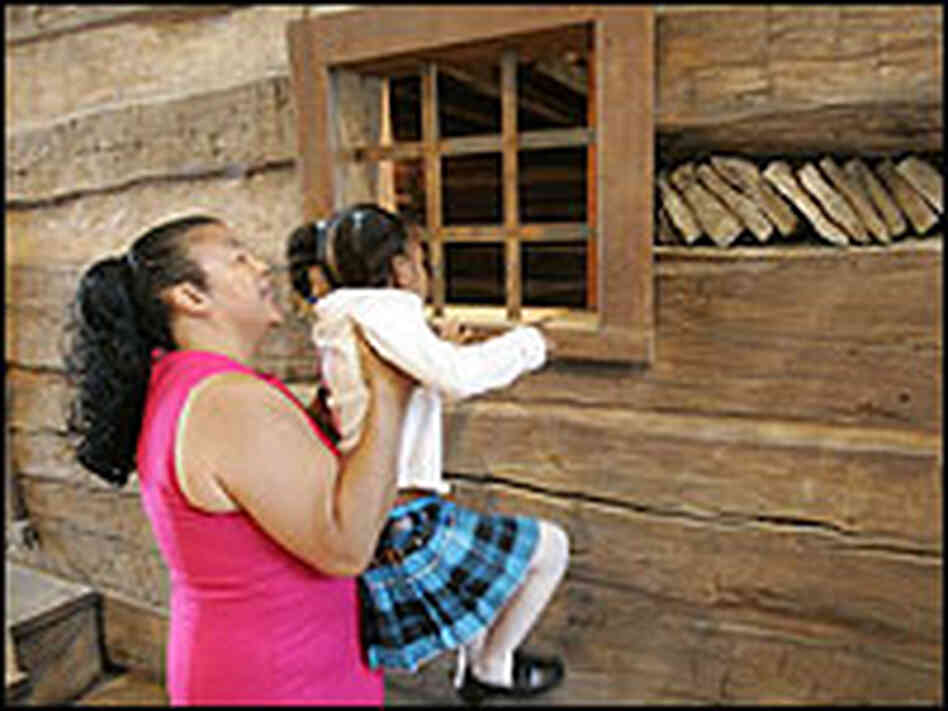The slave pen, relocated and reconstructed inside Cinncinnati's Underground Railroad Freedom Center. The slave pen, relocated and reconstructed inside Cinncinnati's Underground Railroad Freedom Center.