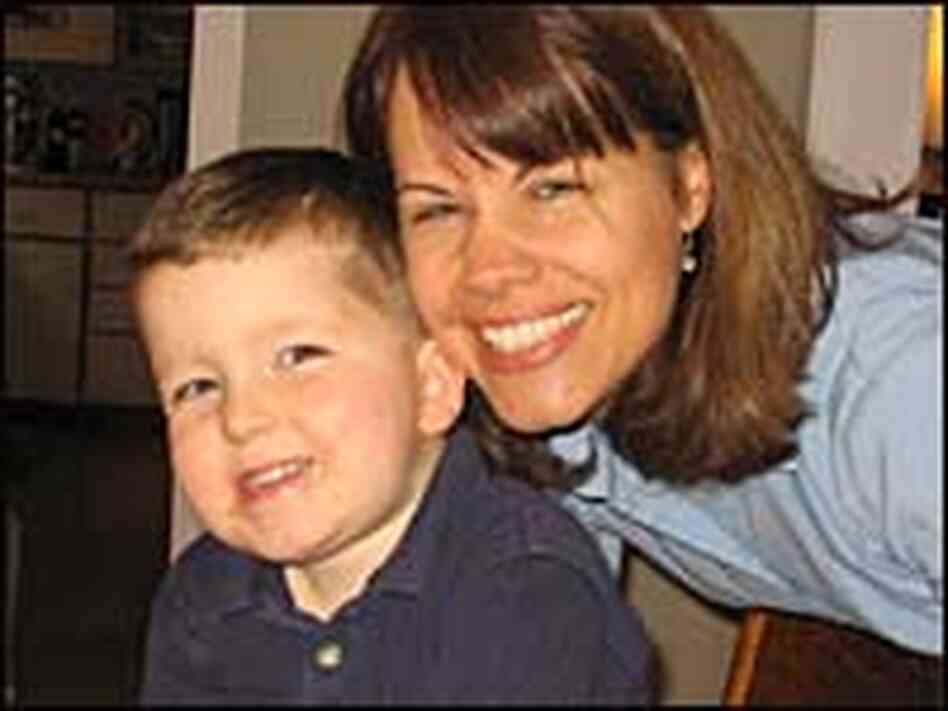 Joy Zimmerman and her adopted son, Connor, age 3 and a half. Joy Zimmerman and her adopted son, Connor, age 3 and a half.