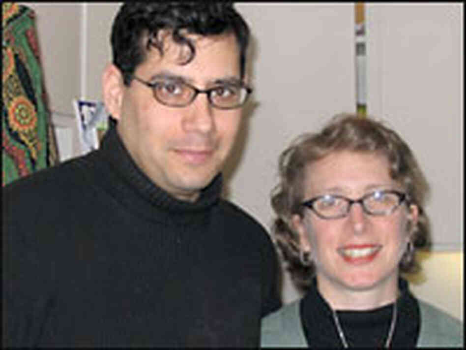 Mohan Vemulapalli and his wife Marie Spark Mohan Vemulapalli and his wife Marie Spark