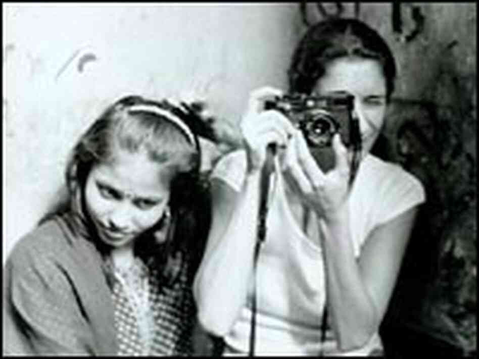 Zana Briski and friend Zana Briski and friend