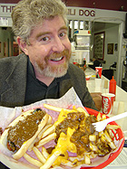 Garfield at Ben's Chili Bowl, where politicians converge to mix with the proletariat.