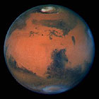 The Red Planet as seen by the Hubble space telescope.