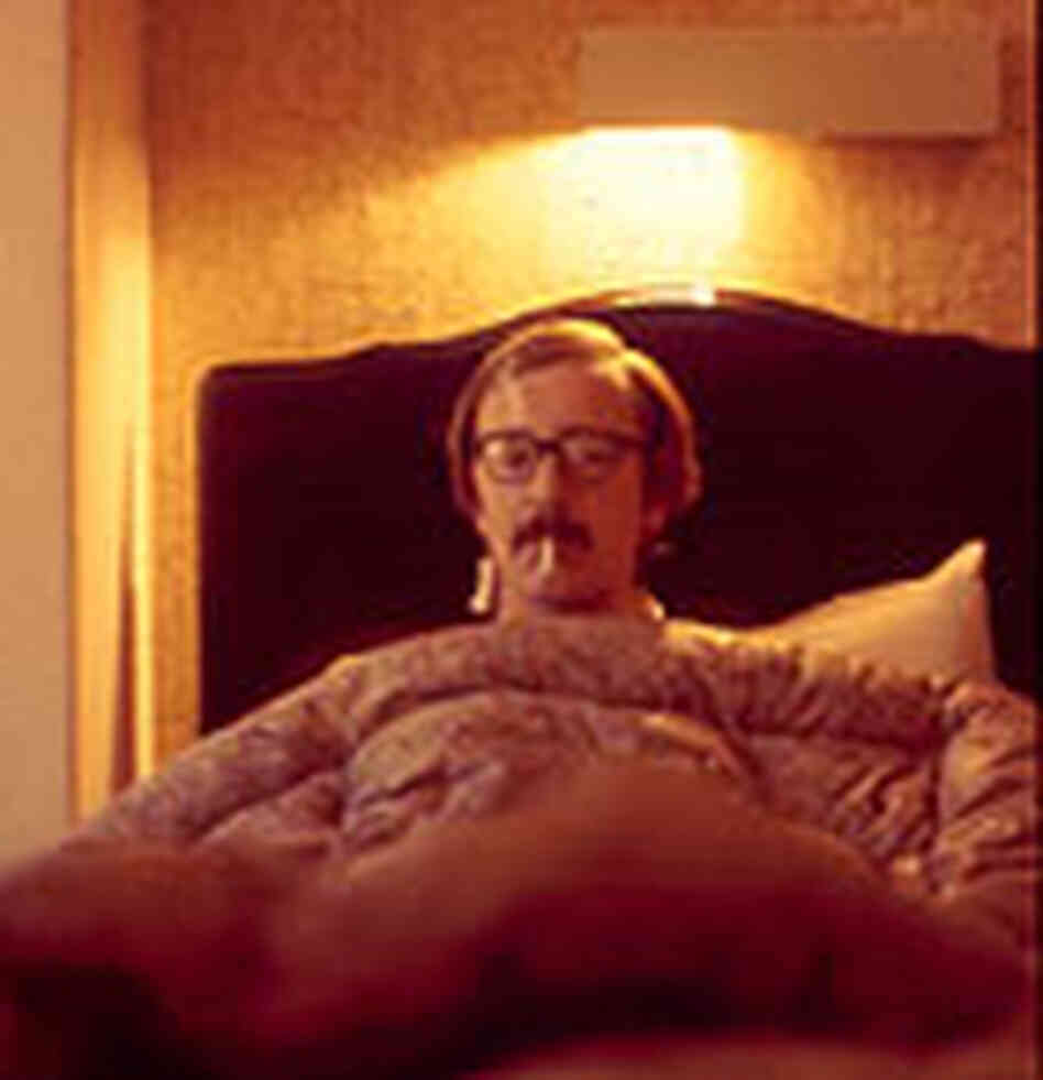 Peter Freundlich, smoking in bed, during the '60s in London. Peter Freundlich, smoking in bed, during the '60s in London.
